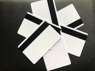 Leere weiße glatte PVCplastikvisitenkarten mit Hico magnetische 85.5x54x0.76mm